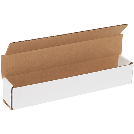 12 x 2 x 2" White Corrugated Mailers