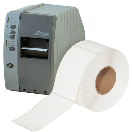 4 x 6" White Removable Thermal Transfer Labels